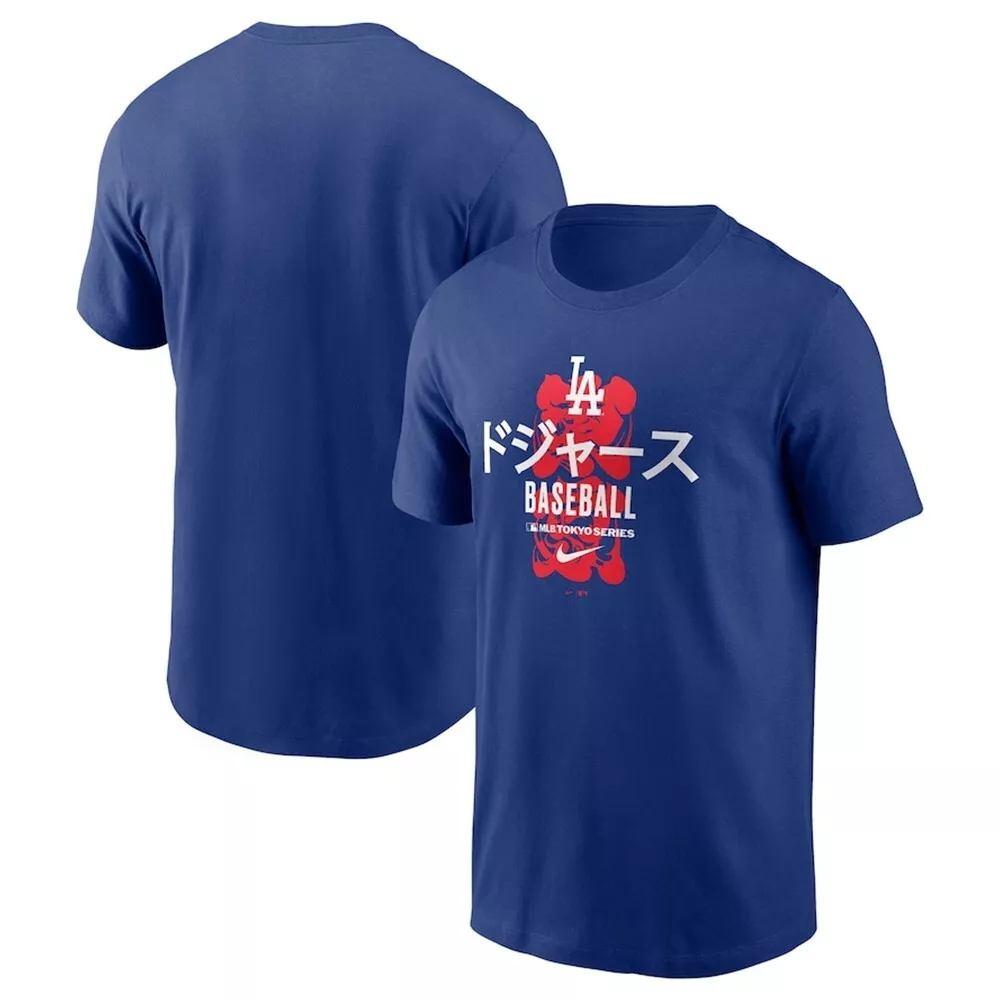 Men Los Angeles Dodgers blank blue MLB 2025 Tshirt style 5->mlb t-shirts->Sports Accessory